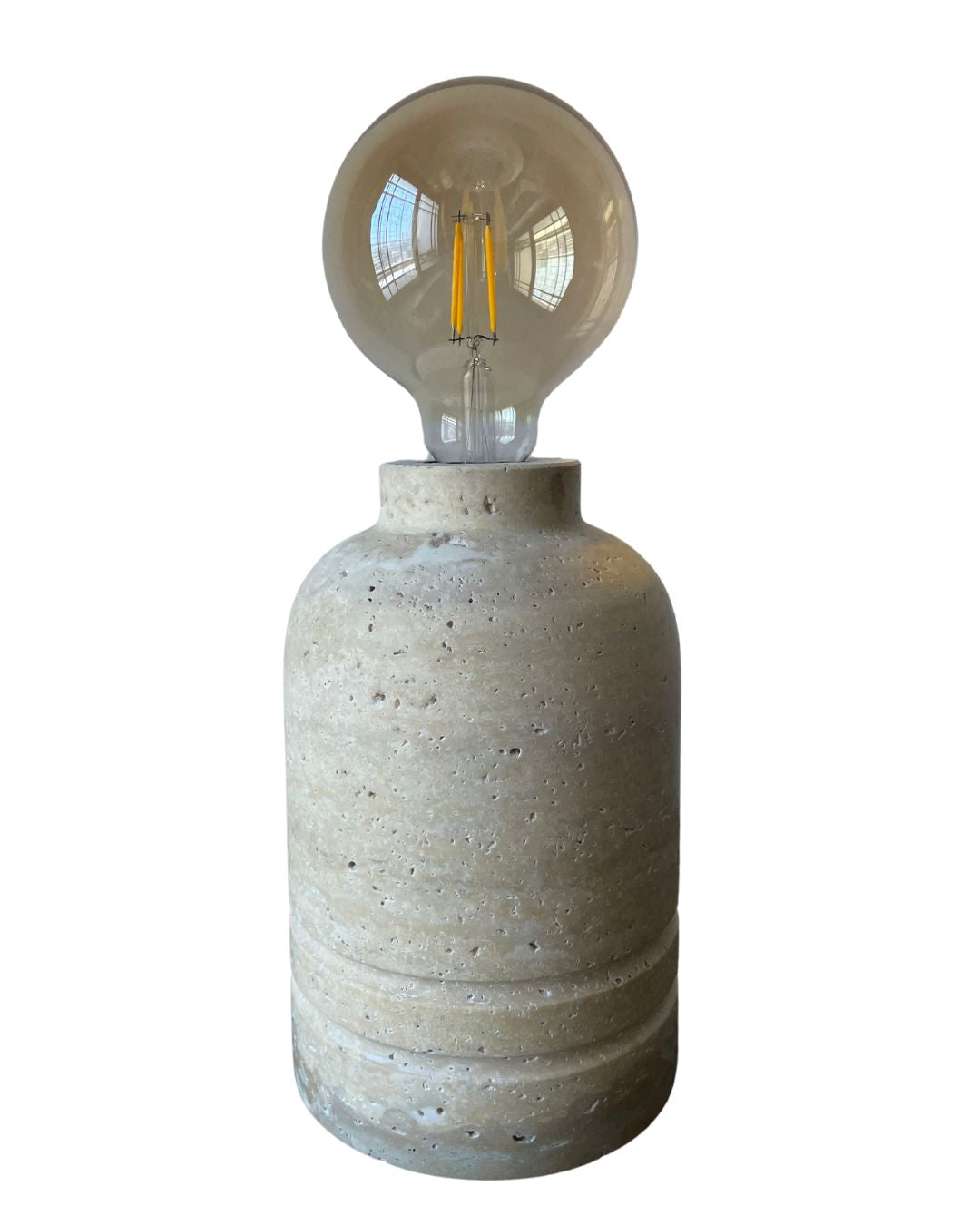 Ember Lamp Travertine