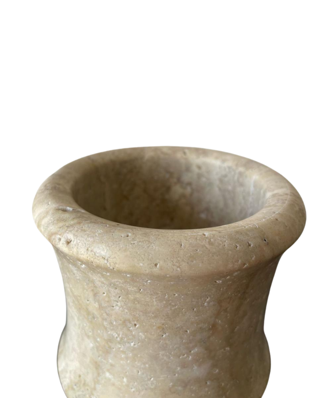 Bamboo Vase Travertine