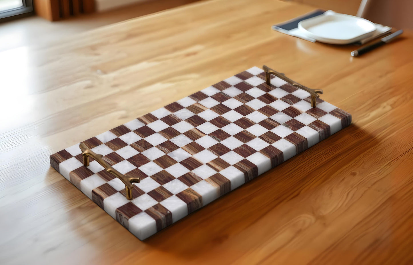 Checkered Deck Brown