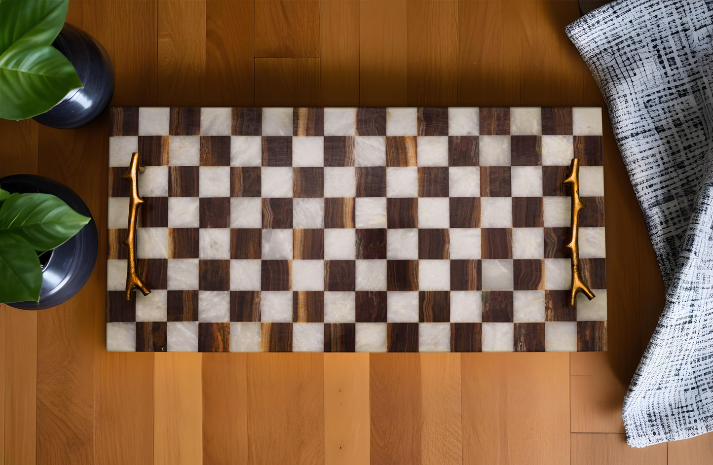 Checkered Deck Brown