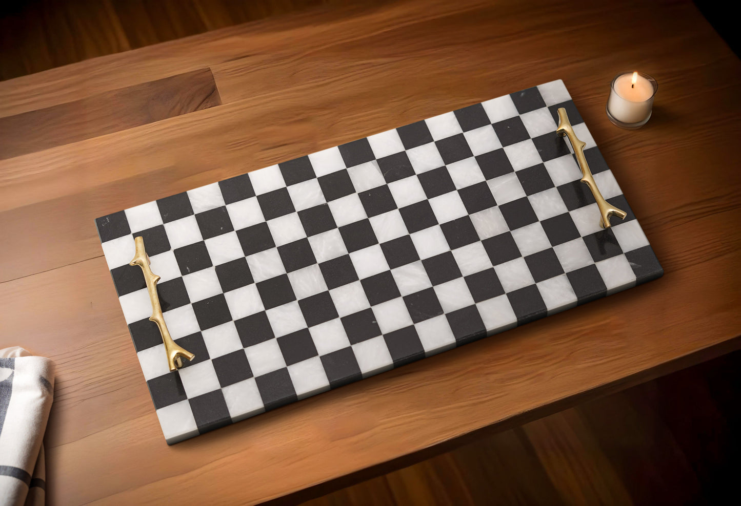 Checkered Deck Black
