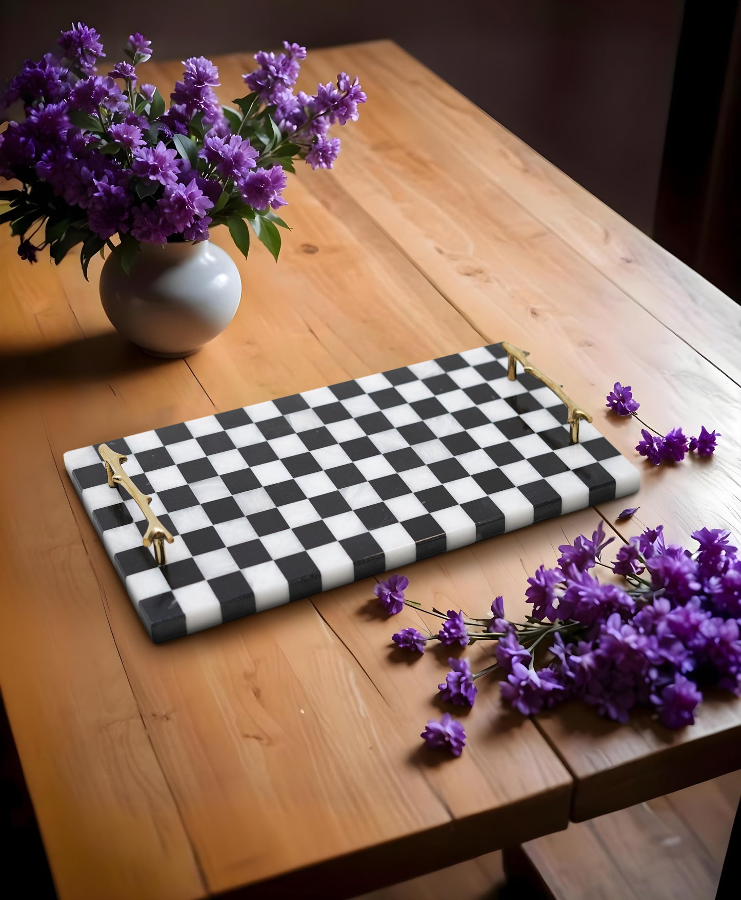 Checkered Deck Black