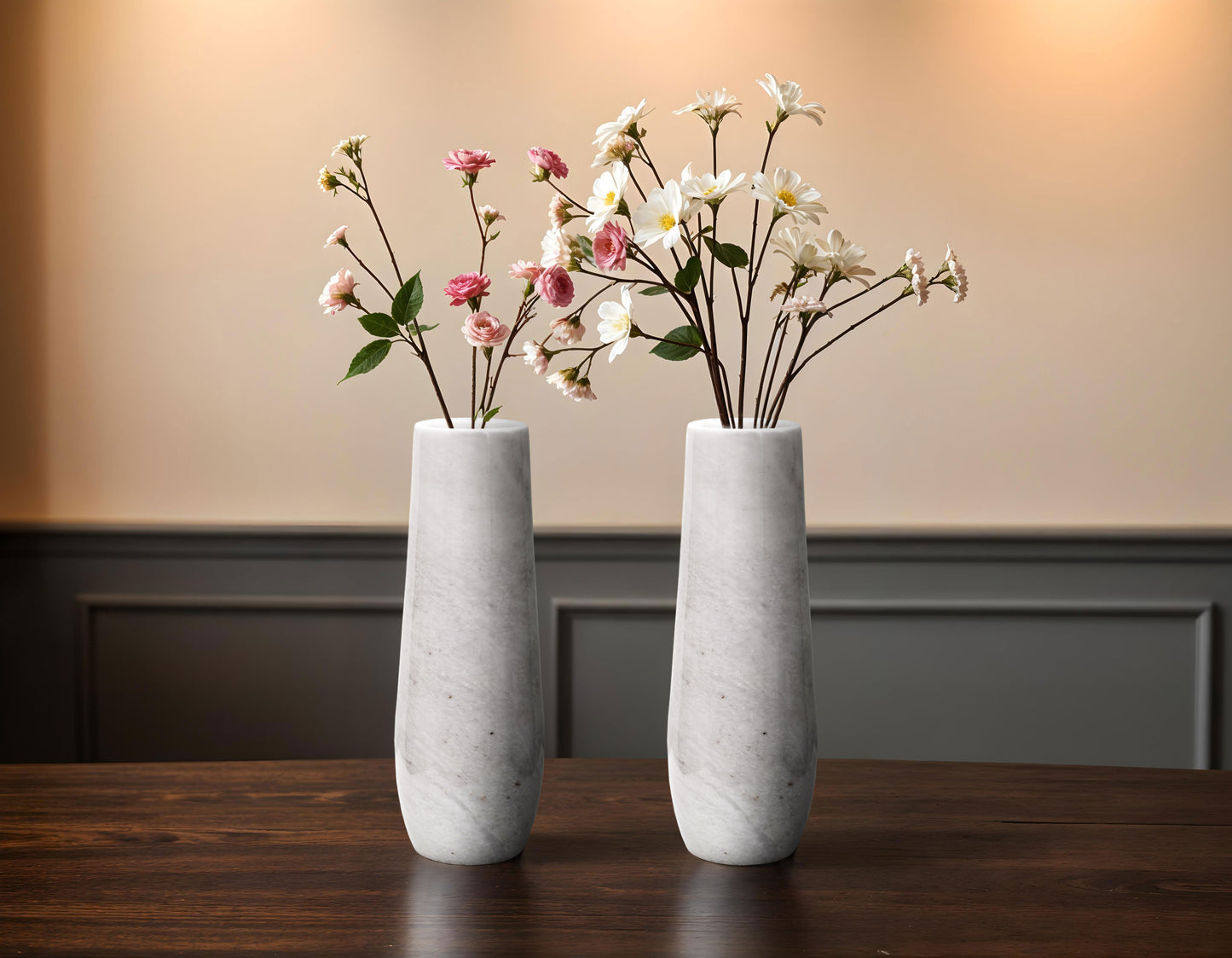 Luxe Tube Vase White