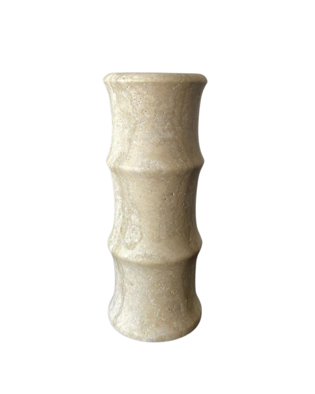 Bamboo Vase Travertine